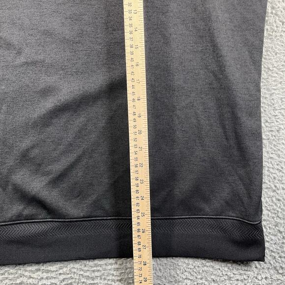 NIKE GOLF SWEATER VEST MENS 2XL BLACK RIBBED HEM POLYESTER SPANDEX STRETCH - Picture 8 of 10